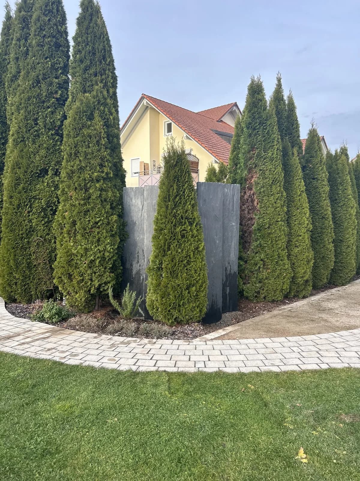 Sichtschutz-Detail im Allgäu